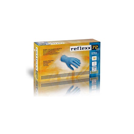 GUANTI NITRILE BLU EXTRALARGE CF.100 PZ.